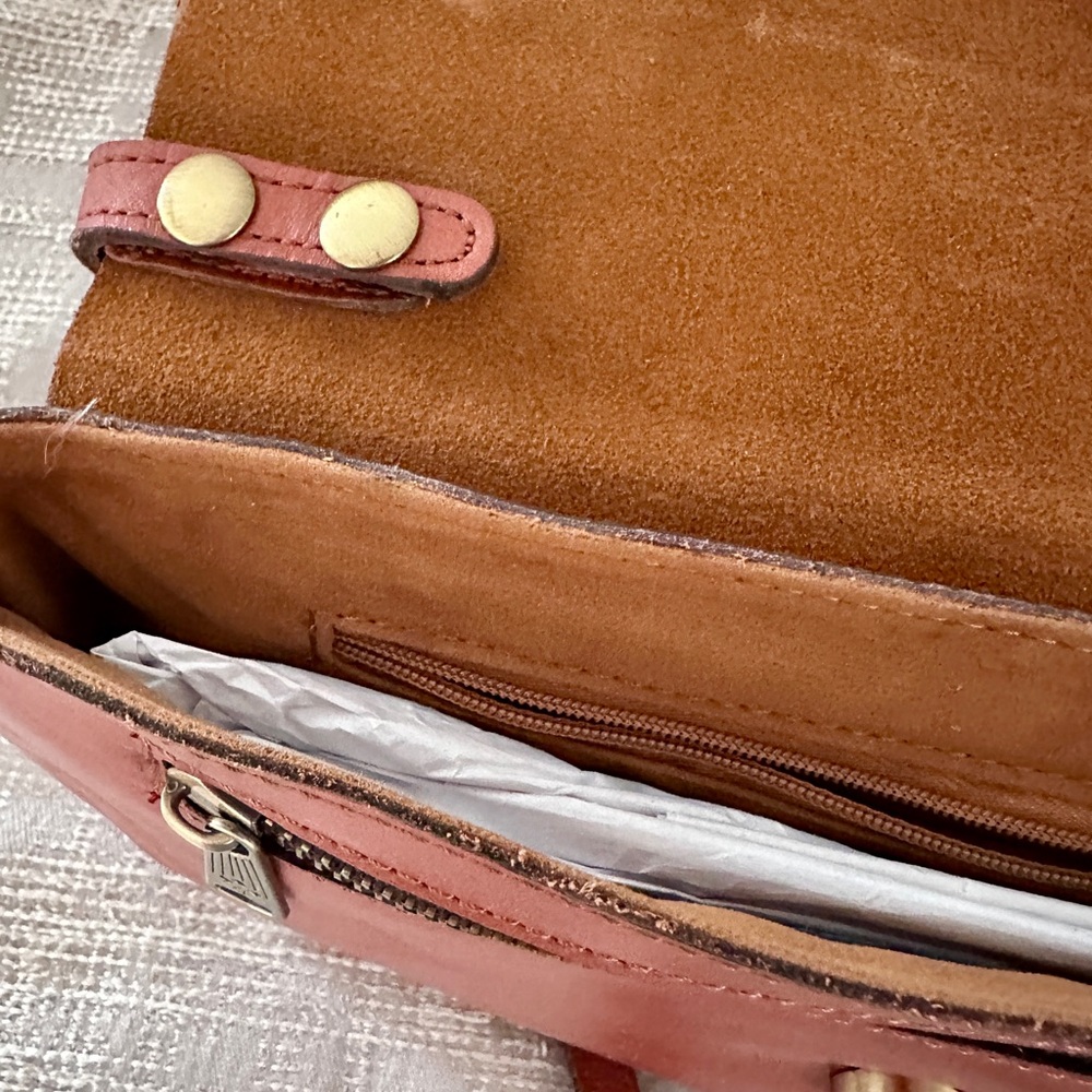 New Patricia Nash Baku Leather Clutch/Crossbody Bag - Picture 7 of 10
